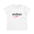 Provocative Graphic Tee — "analsex" Arrow Logo Women's T-Shirt